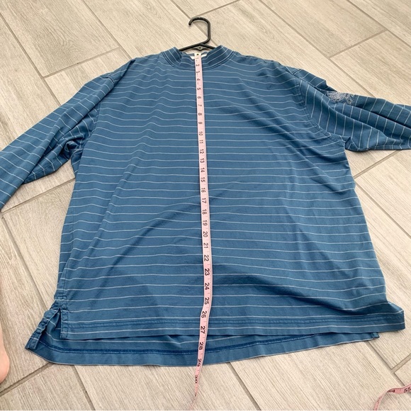 Fairway & Greene blue striped long sleeve shirt - Picture 7 of 7